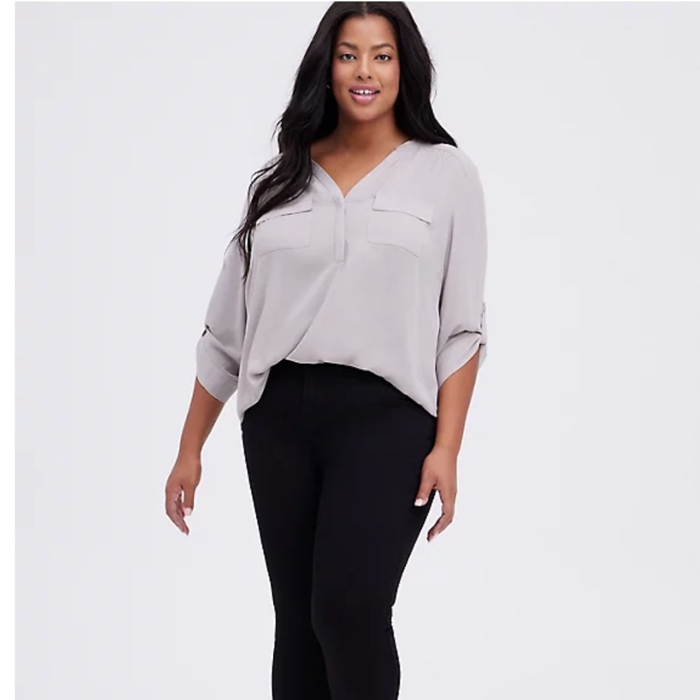 Harper Georgette Pullover Blouse